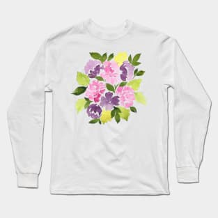 Dahlia flowers Long Sleeve T-Shirt